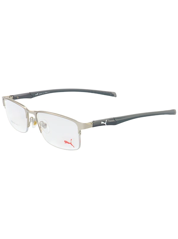 Armação de Óculos Retangular PM5450 Prata e Cinza