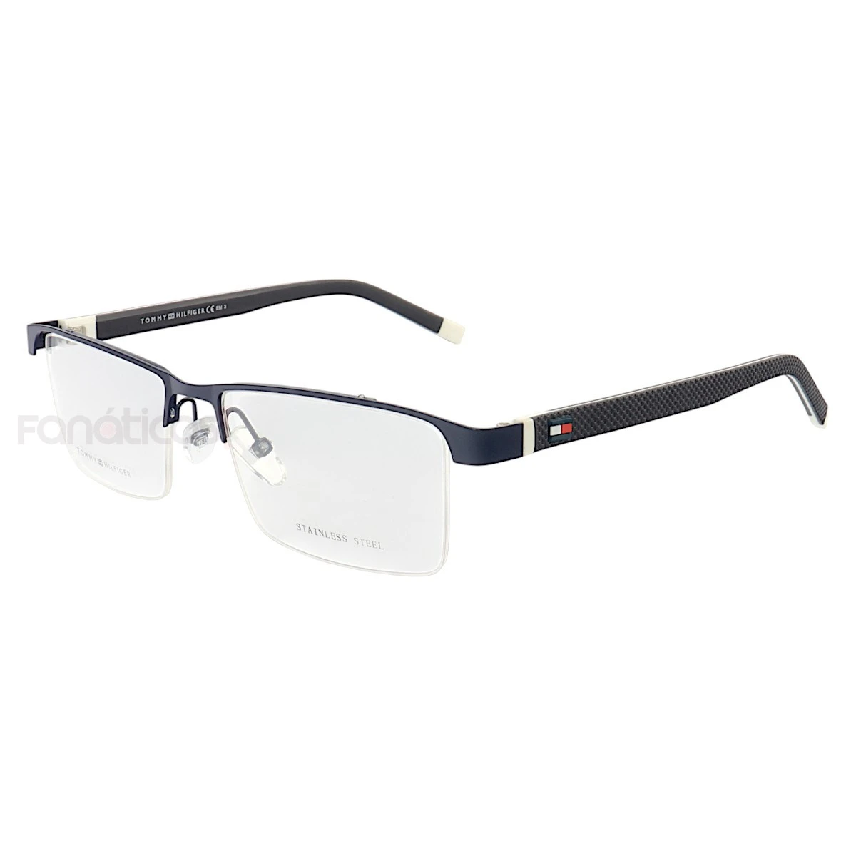 Armação de Óculos Retangular Nylon TH1717 Azul