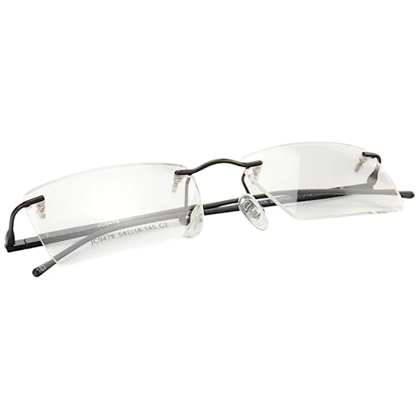 Armação de Óculos Retangular Balgriff Mola 180 JC9478 Preto