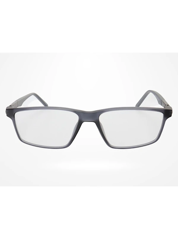 Armação de Óculos Masculina Retangular Molas 180 C10 GZ9141 Cinza