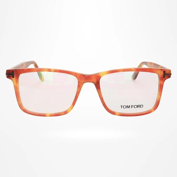 Armação de Óculos Quadrado TF5584 Tartaruga Caramelo