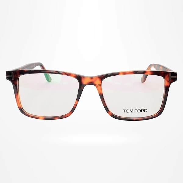 Armação de Óculos Quadrado TF5584 Tartaruga Marrom