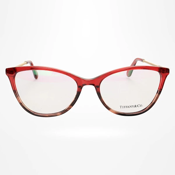 Armação de Óculos Oval TF2668 Vermelho Degrade