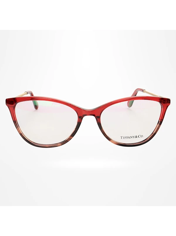 Armação de Óculos Oval TF2668 Vermelho Degrade