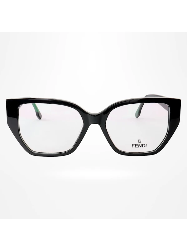 Armação de Óculos Quadrada FE50073 Preto