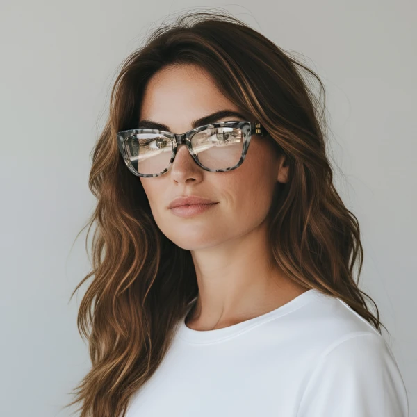 Armação de Óculos Gatinho VMV03UV Tartaruga Claro