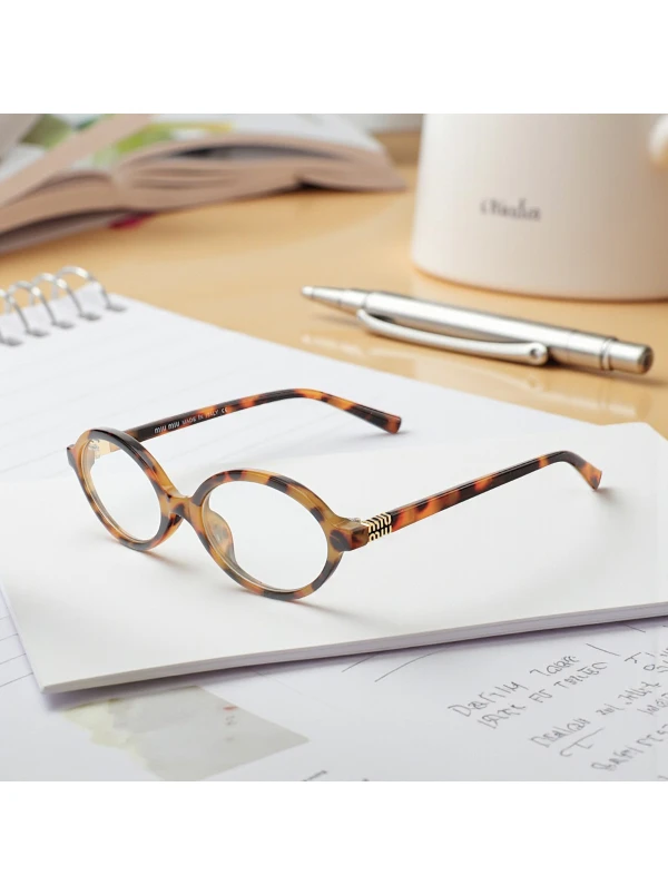 Armação de Óculos Oval MM 8948 Tartaruga