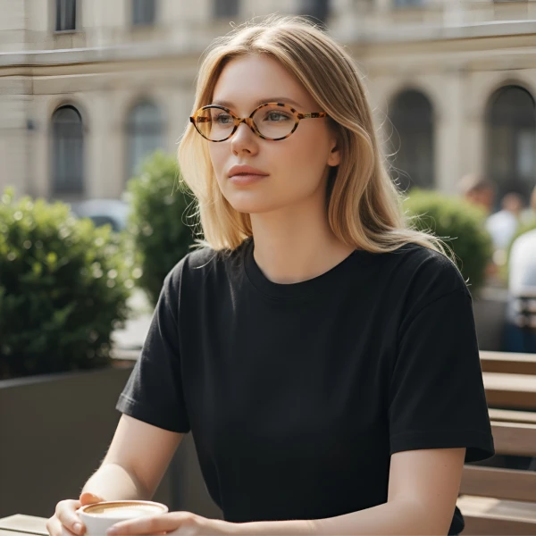 Armação de Óculos Oval MM 8948 Tartaruga