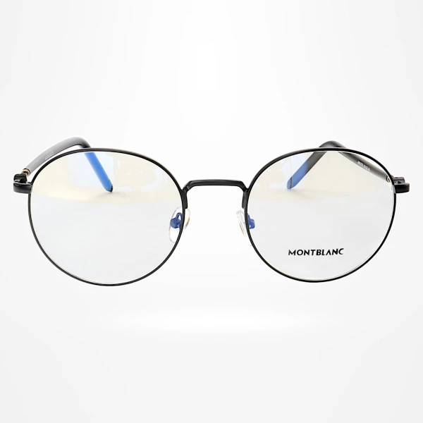 Armação de Óculos Redonda MB02730 Preta