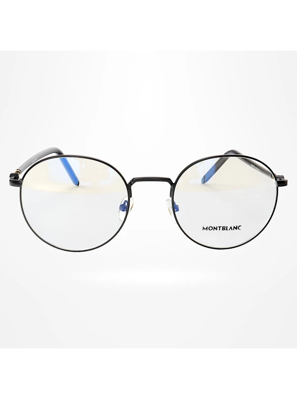 Armação de Óculos Redonda MB02730 Preta