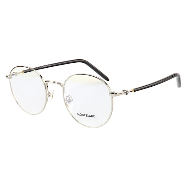 Armação de Óculos Redonda MB02730 Prata