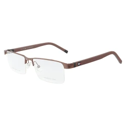 Armação de Óculos Retangular Nylon TH1717 Marrom