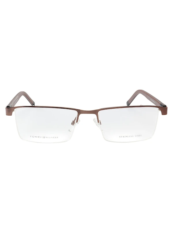 Armação de Óculos Retangular Nylon TH1717 Marrom