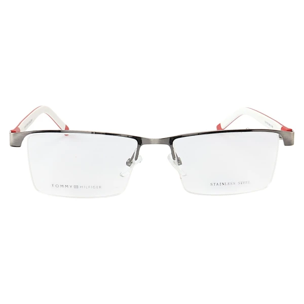 Armação de Óculos Retangular Nylon TH1717 Grafite e Branco