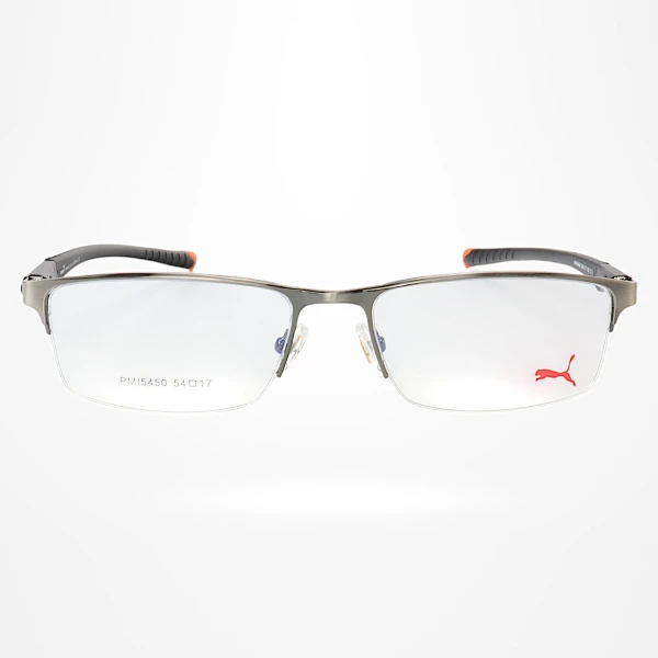 Armação de Óculos Retangular PM5450 Grafite e Laranja