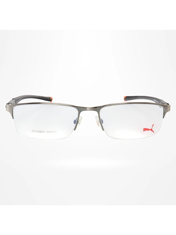 Armação de Óculos Retangular PM5450 Grafite e Laranja