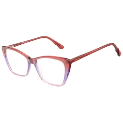 Armação de Óculos Gatinho SK5173 Vermelho Degrade