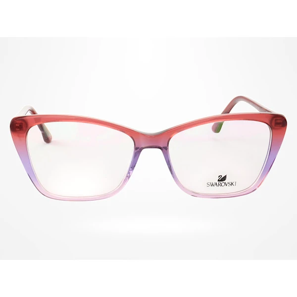 Armação de Óculos Gatinho SK5173 Vermelho Degrade