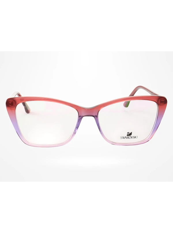 Armação de Óculos Gatinho SK5173 Vermelho Degrade