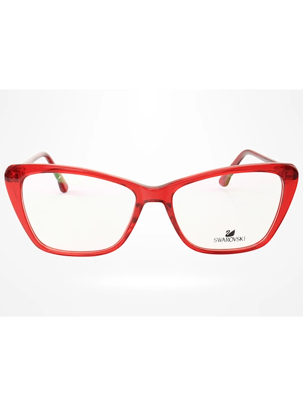 Armação de Óculos Gatinho SK5173 Vermelho Translúcido