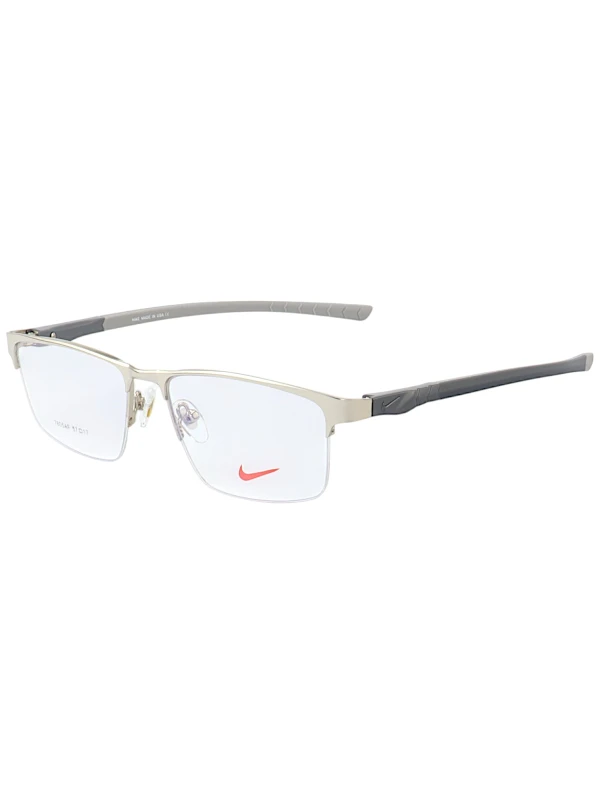 Armação de Óculos Retangular 7805AF Prata