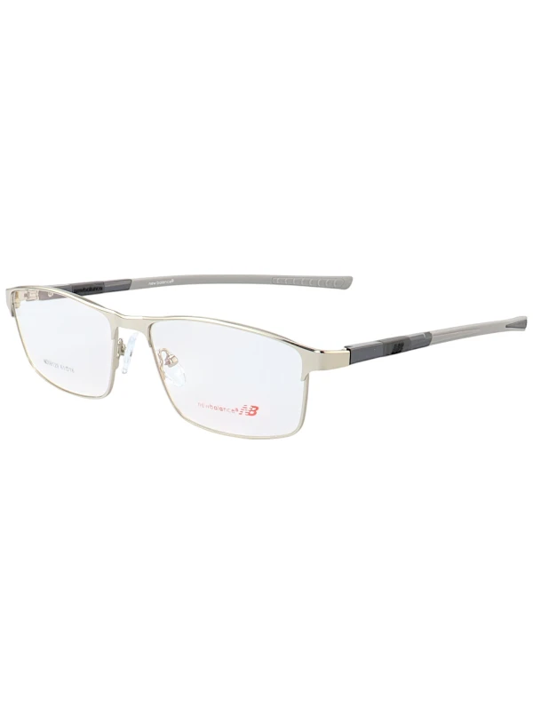 Armação de Óculos Retangular NB06129 Prata