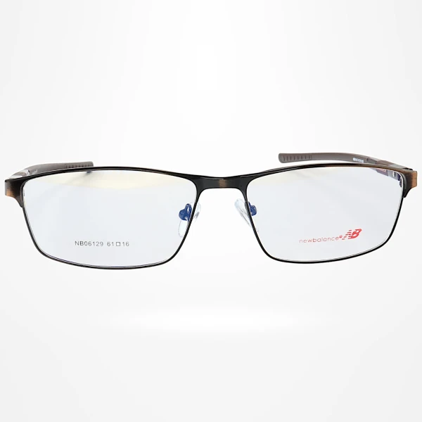 Armação de Óculos Retangular NB06129 Marrom