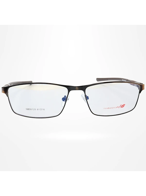 Armação de Óculos Retangular NB06129 Marrom