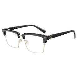 Armação de Óculos Quadrado MM55P Preto