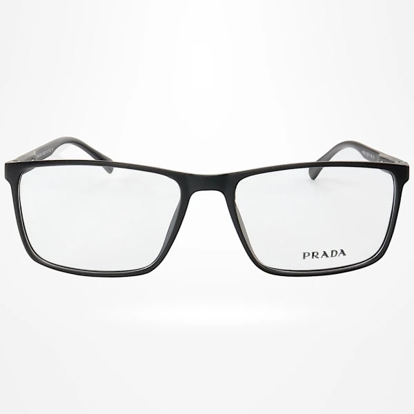 Armação de Óculos Retangular P5150 Preto e Azul