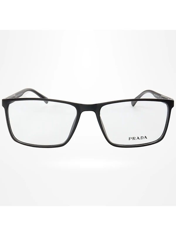 Armação de Óculos Retangular P5150 Preto e Azul