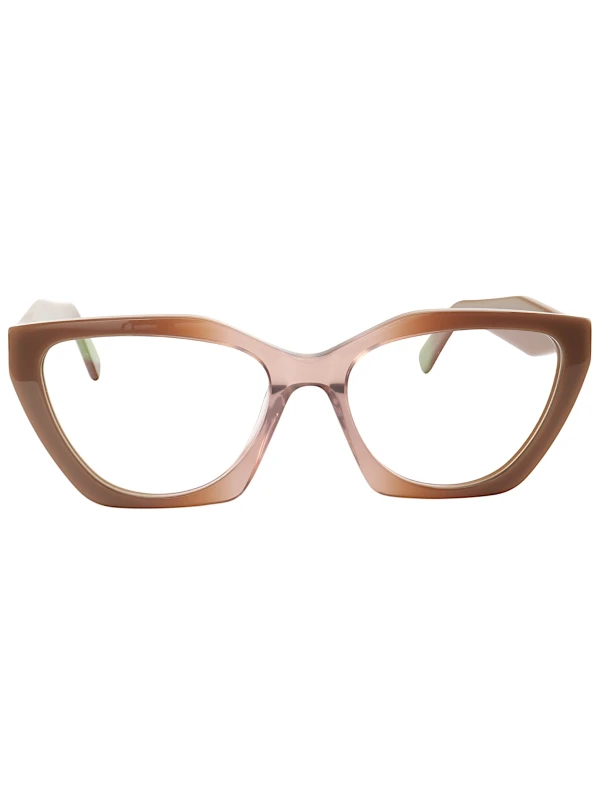 Armação de Óculos Quadrado P26YS Nude Degrade