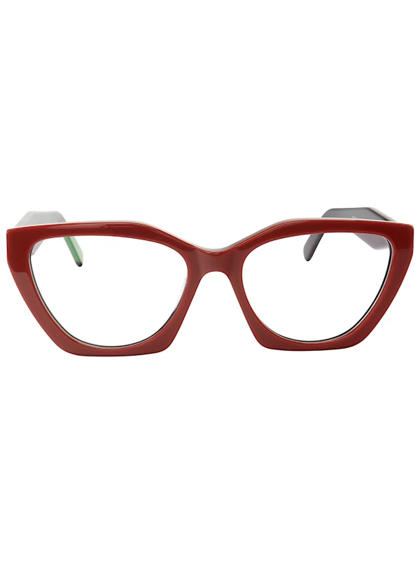 Armação de Óculos Quadrado P26YS Vermelho