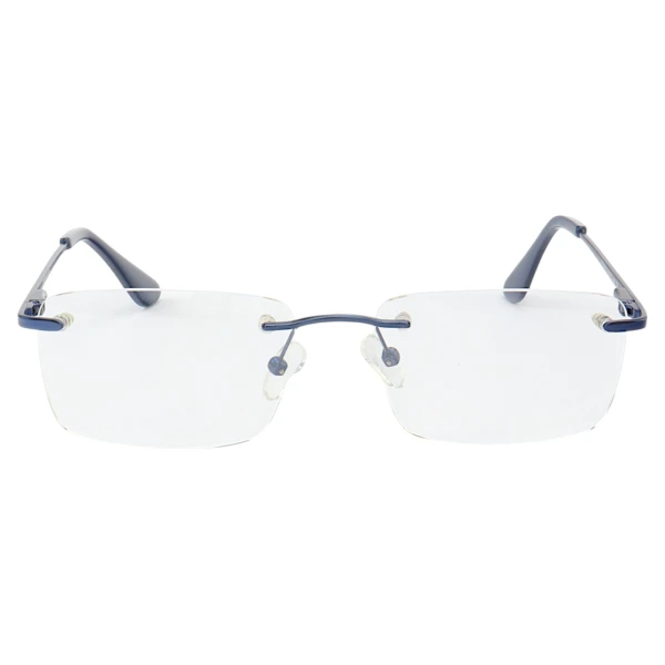 Armação de Óculos Retangular Balgriff Parafusada MT6882 Azul