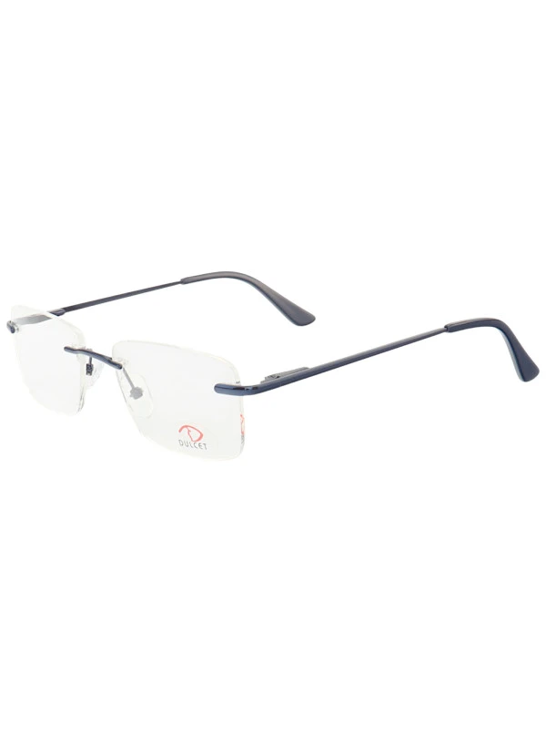 Armação de Óculos Flutuante Sem Aro Leve De Titanium Azul