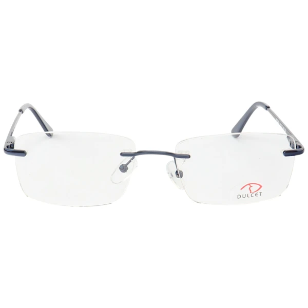 Armação de Óculos Flutuante Sem Aro Leve De Titanium Azul