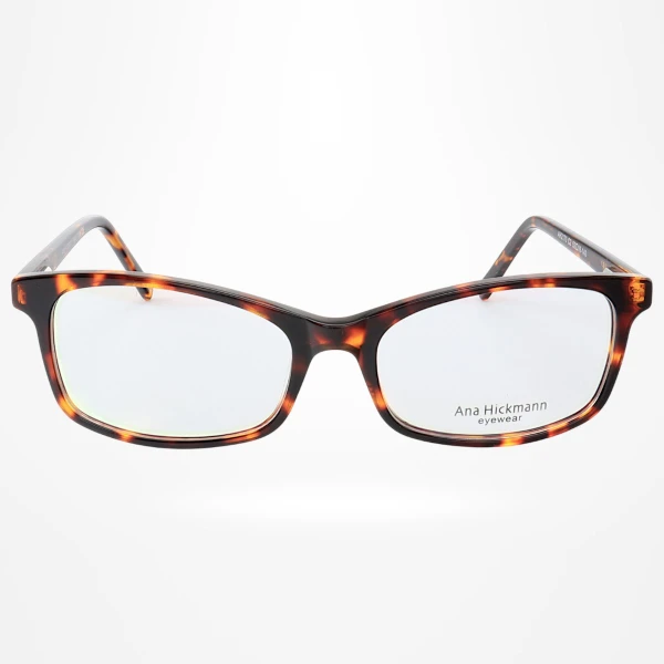 Armação de Óculos Retangular AH2170 Marrom Tartaruga