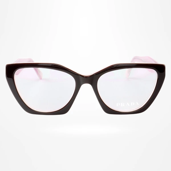 Armação de Óculos Quadrado P26YS Preto e Rosa