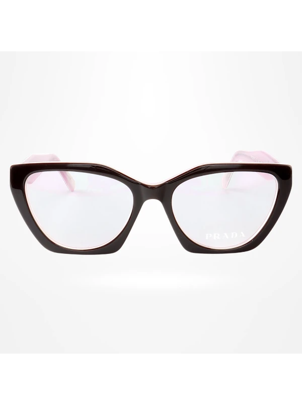 Armação de Óculos Quadrado P26YS Preto e Rosa