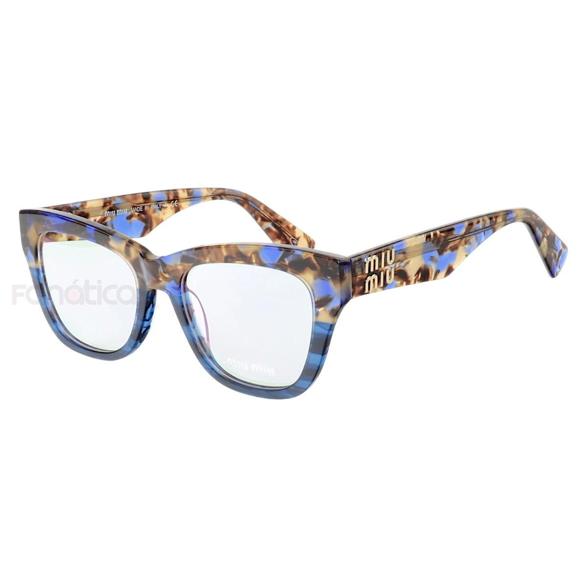 Armação de Óculos Gatinho VMV03UV Azul Tartaruga