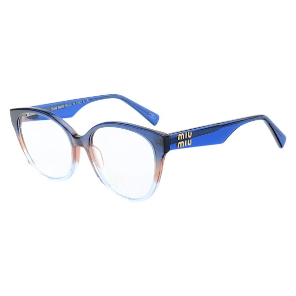 Armação de Óculos Oval MM01 Azul Degrade