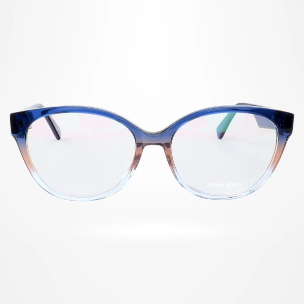 Armação de Óculos Oval MM01 Azul Degrade