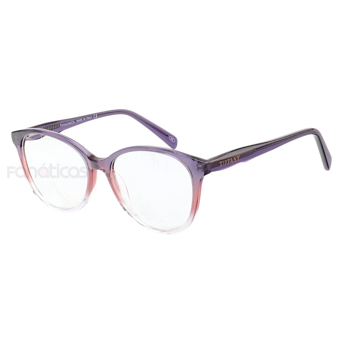 Armação de Óculos Oval MM01 Roxo Degrade