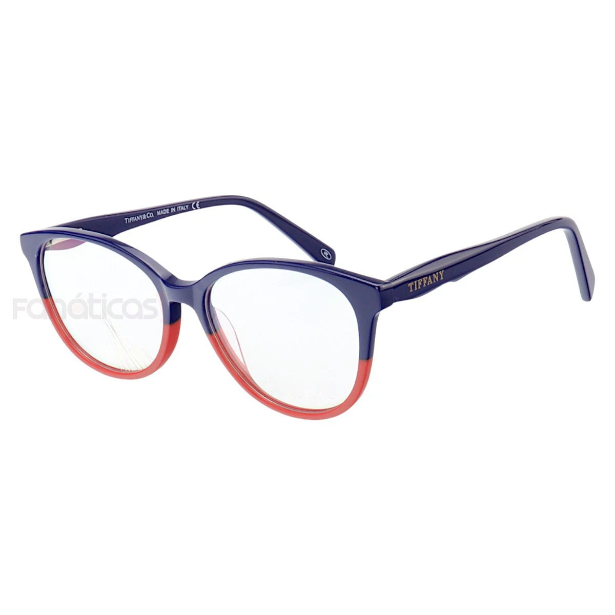 Armação de Óculos Oval TF2175 Azul e Vermelho