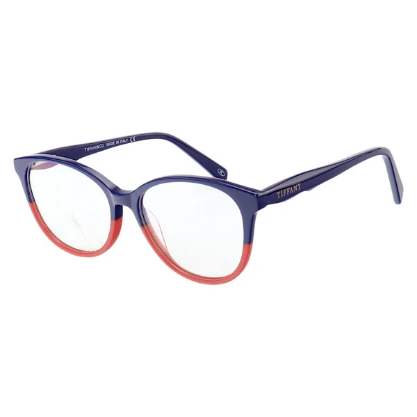 Armação de Óculos Oval TF2175 Azul e Vermelho