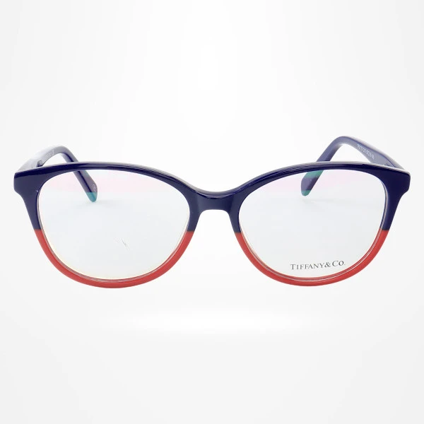 Armação de Óculos Oval TF2175 Azul e Vermelho