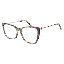 Armação de Óculos Quadrada TF2162 Azul Tartaruga