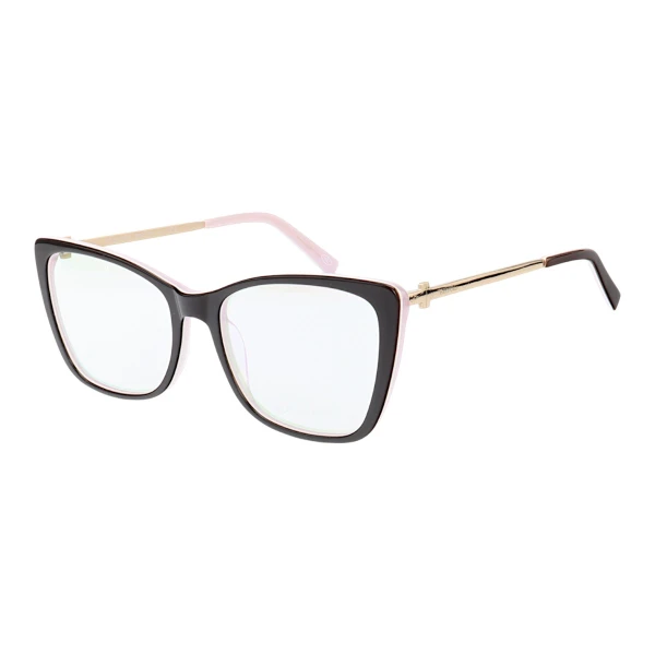 Armação de Óculos Quadrada TF2162 Preto e Rosa