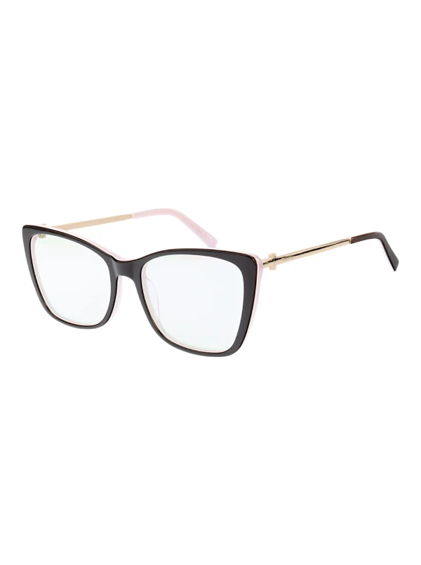 Armação de Óculos Quadrada TF2162 Preto e Rosa