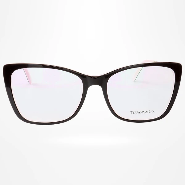 Armação de Óculos Quadrada TF2162 Preto e Rosa
